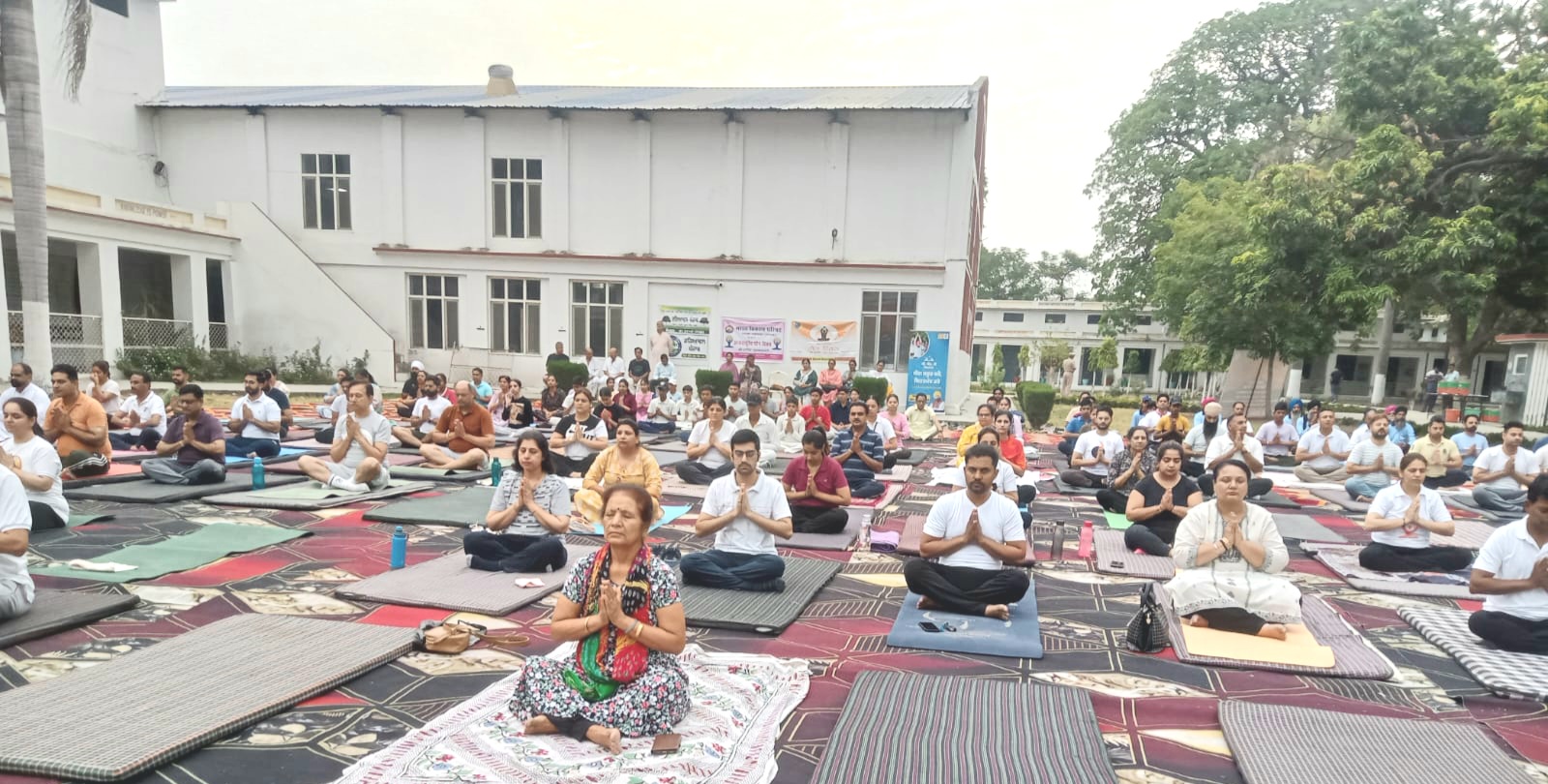 The 10th International Yoga Day was celebrated on the theme of Yoga for Women Empowerment